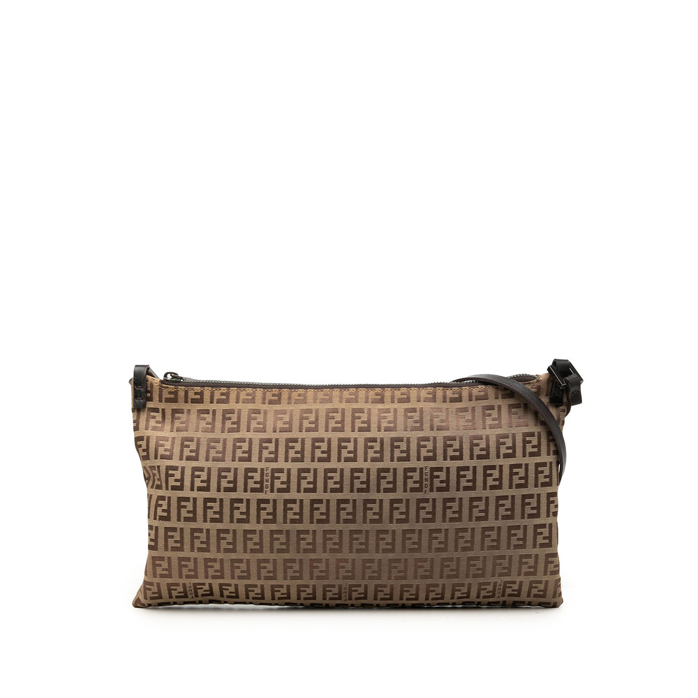 Pre-Loved Fendi Zucchino Canvas Crossbody